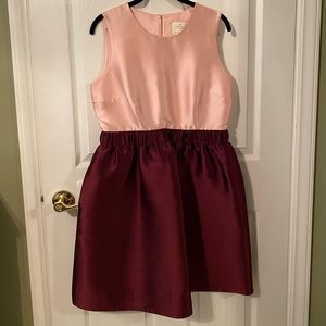 Kate Spade Pink/Wine Cocktail Dress w/ Pockets